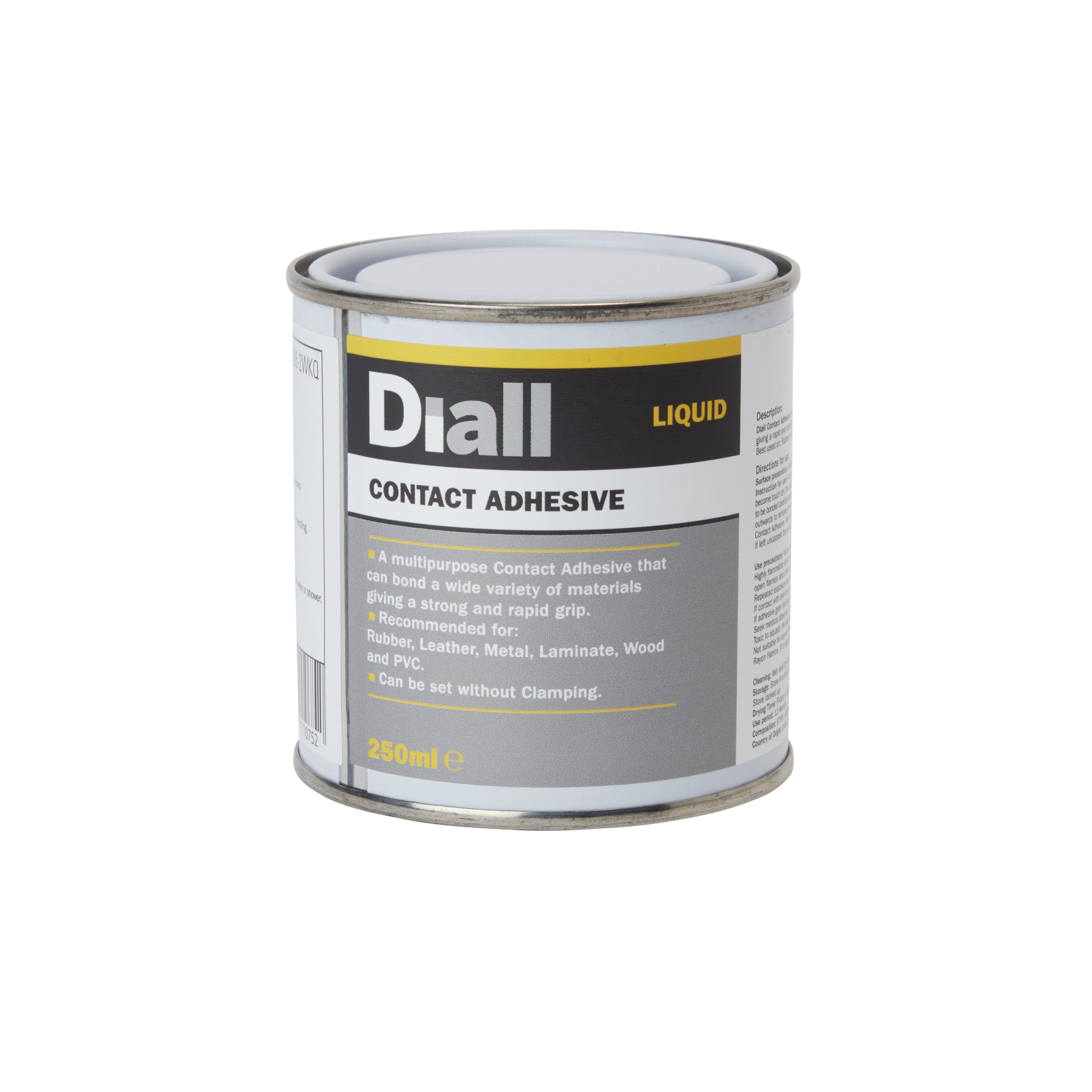 Diall Cream Liquid Contact adhesive, 250ml DIY at B&Q