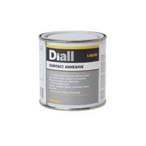 Diall Cream Liquid Contact adhesive, 250ml
