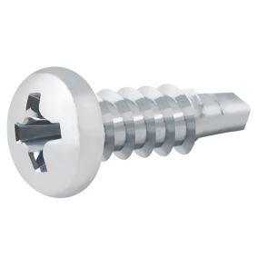 Diall Cruciform Philips Pan head Zinc-plated Carbon steel Screw (Dia)3.5mm (L)13mm, Pack of 200