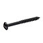 Diall Cylindrical Carbon steel Screw (Dia)4mm (L)40mm, Pack of 25