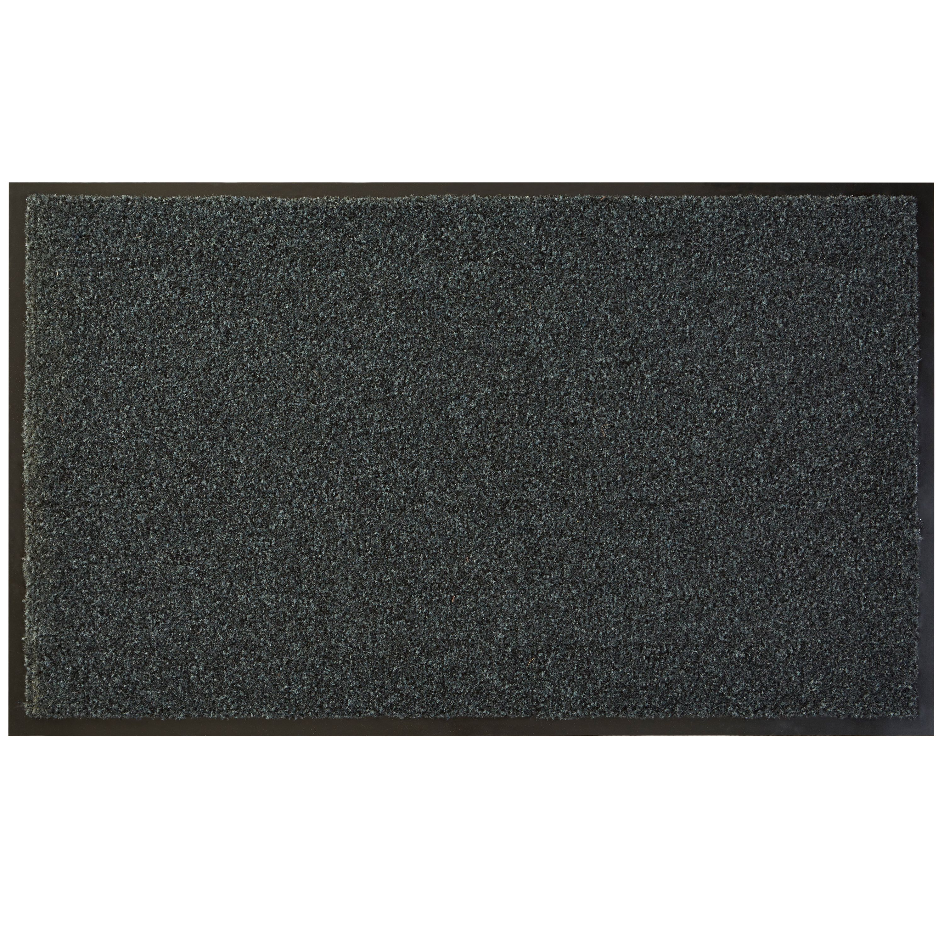 Diall Dark grey Rectangular Door mat, 75cm x 45cm | DIY at B&Q