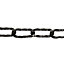 Diall Decorative Black Steel Signalling Chain, (L)1.5 (Dia)3.5mm
