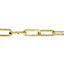 Diall Decorative Brass-plated Steel Signalling Chain, (L)1.5m (Dia)2mm