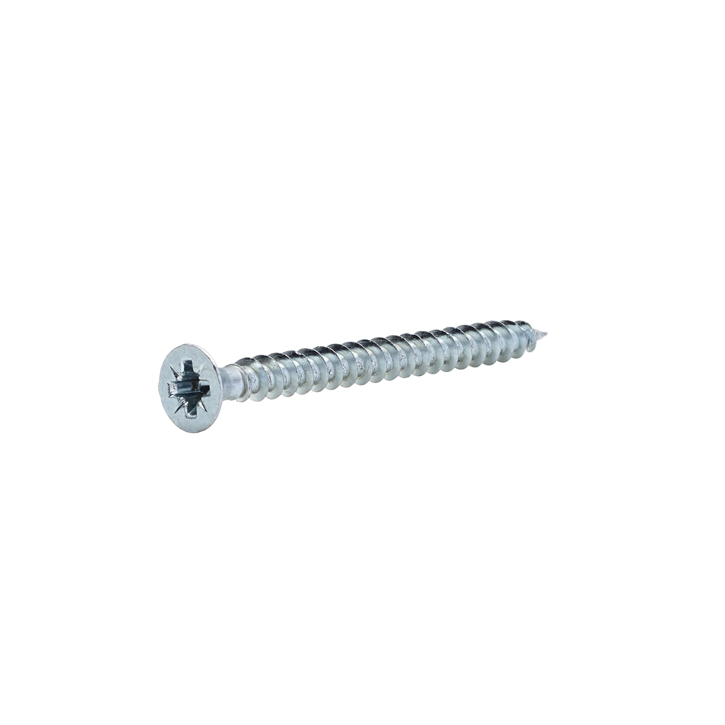 Diall Double-countersunk Zinc-plated Carbon steel Screw (Dia)3.5mm (L)40mm, Pack of 20