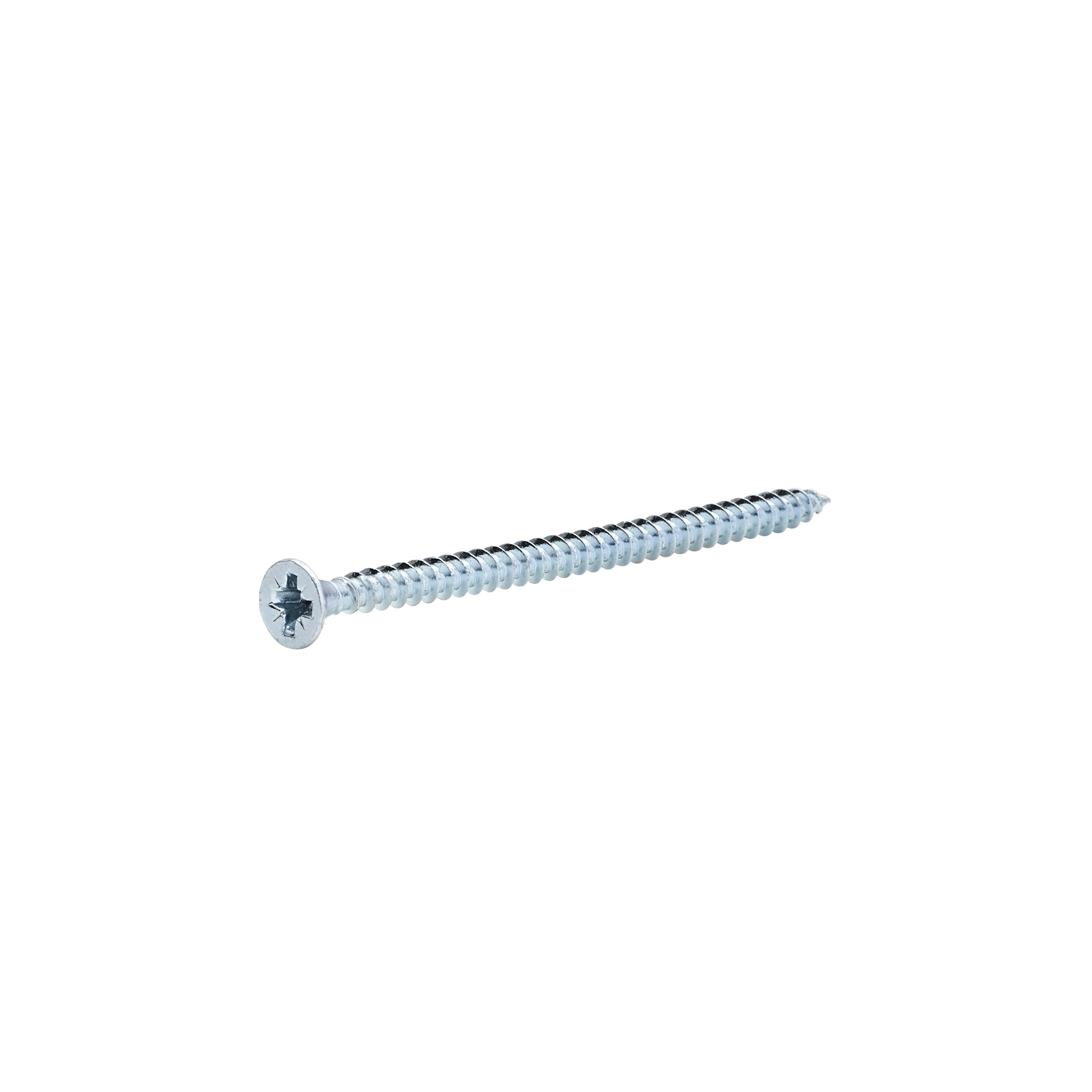 Diall Double-countersunk Zinc-plated Carbon steel Screw (Dia)3.5mm (L)60mm, Pack of 20