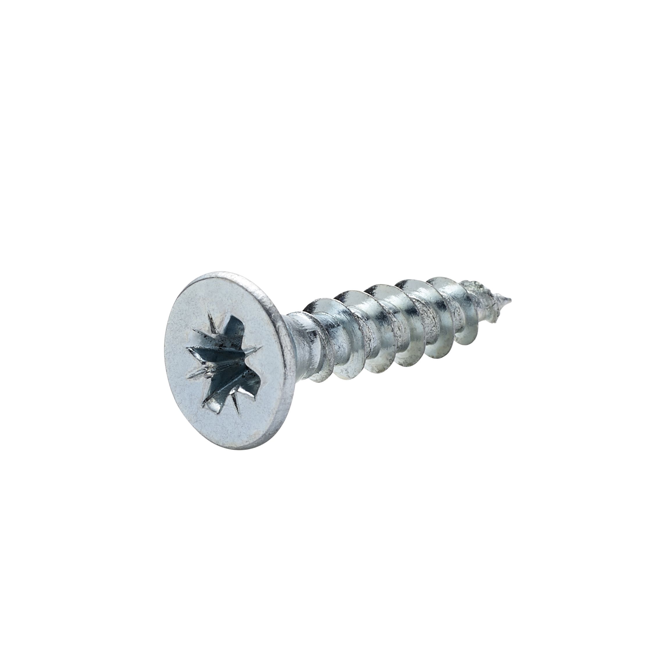 Diall Double-countersunk Zinc-plated Carbon steel Screw (Dia)4.5mm (L)20mm, Pack of 20