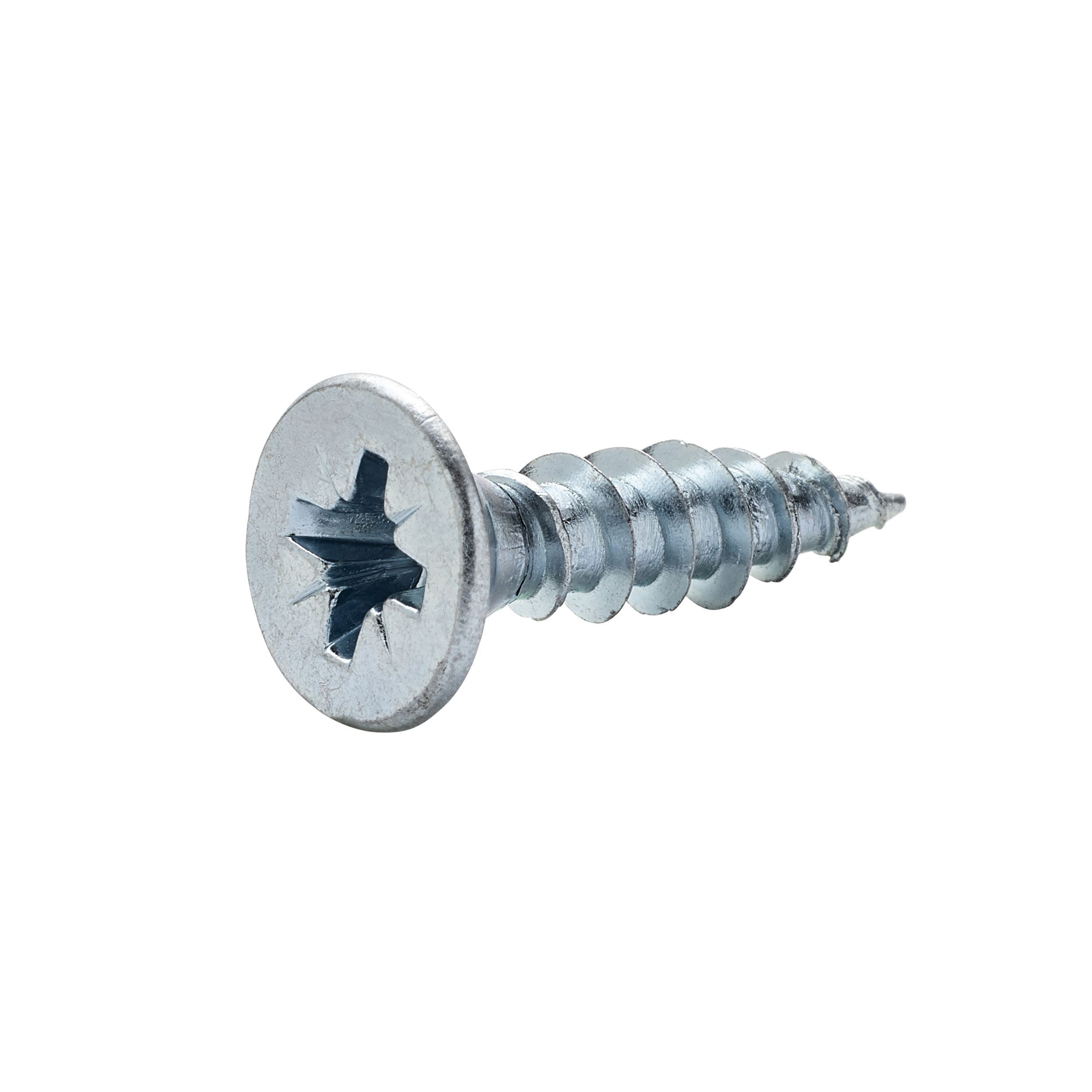 Diall Double-countersunk Zinc-plated Carbon steel Screw (Dia)6mm (L)25mm, Pack of 20