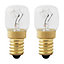 Diall E14 15W Warm white Incandescent Dimmable Oven Light bulb, Pack of 2