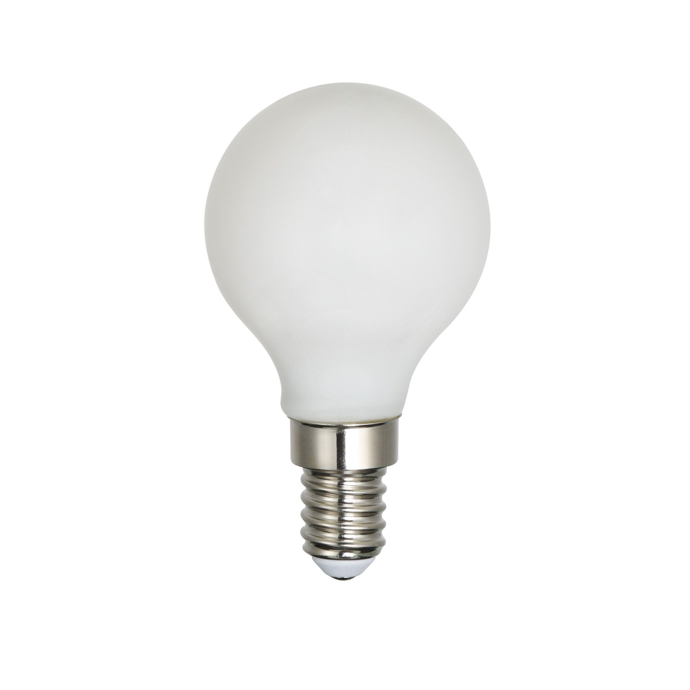 Diall E14 250lm Mini globe Warm white LED Filament Light bulb, Pack of 3