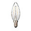 Diall E14 2W 250lm Spiral LED filament Light bulb