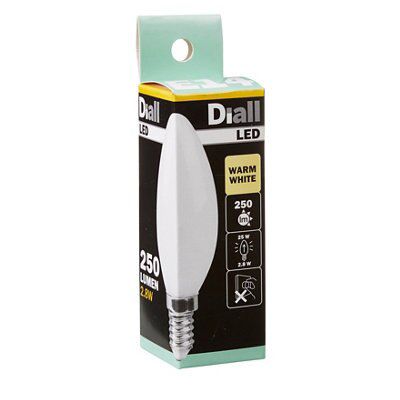 Diall E14 3.2W 250lm LED Light bulb