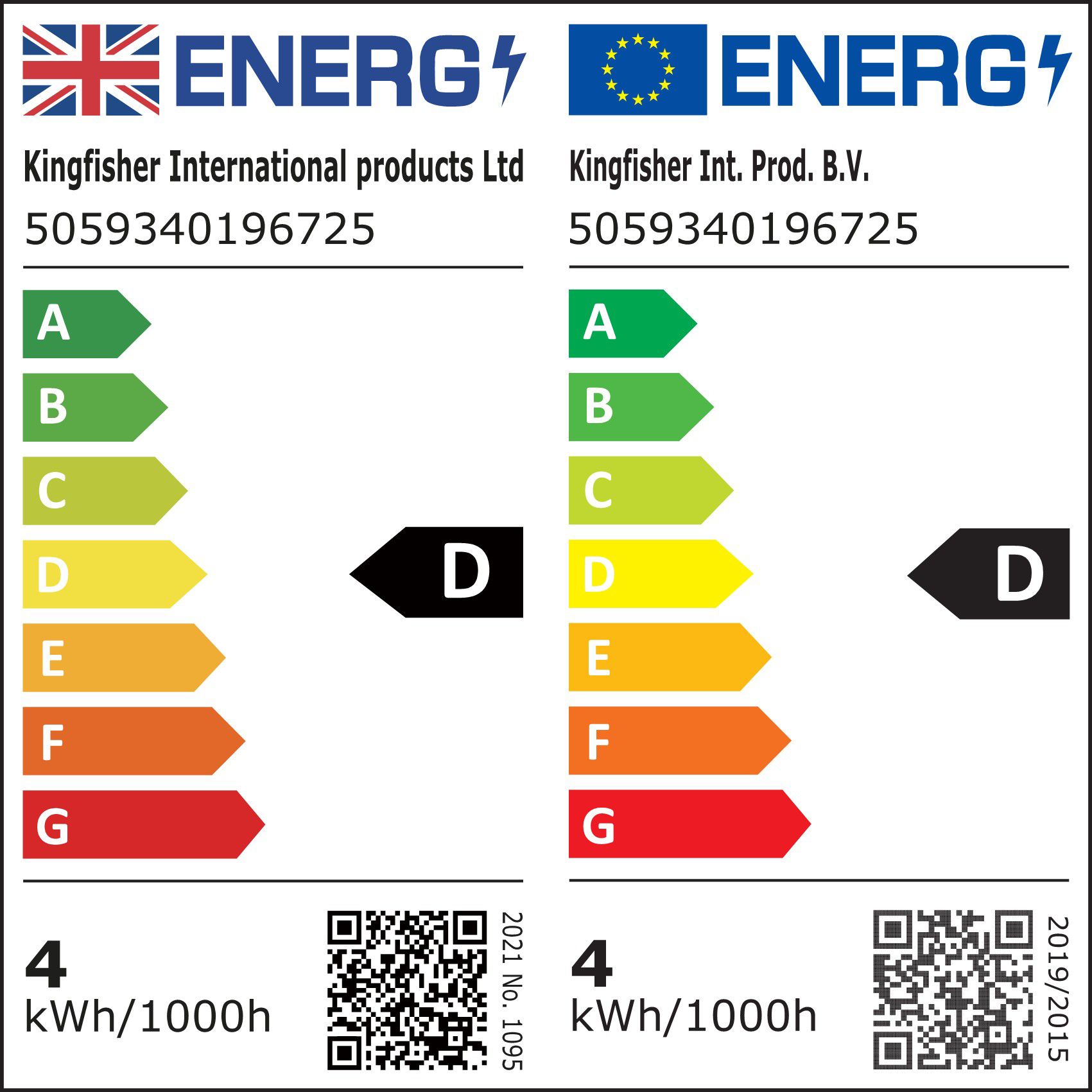 Diall E14 3.4W 470lm Milky Candle Warm white LED filament Light bulb - 3