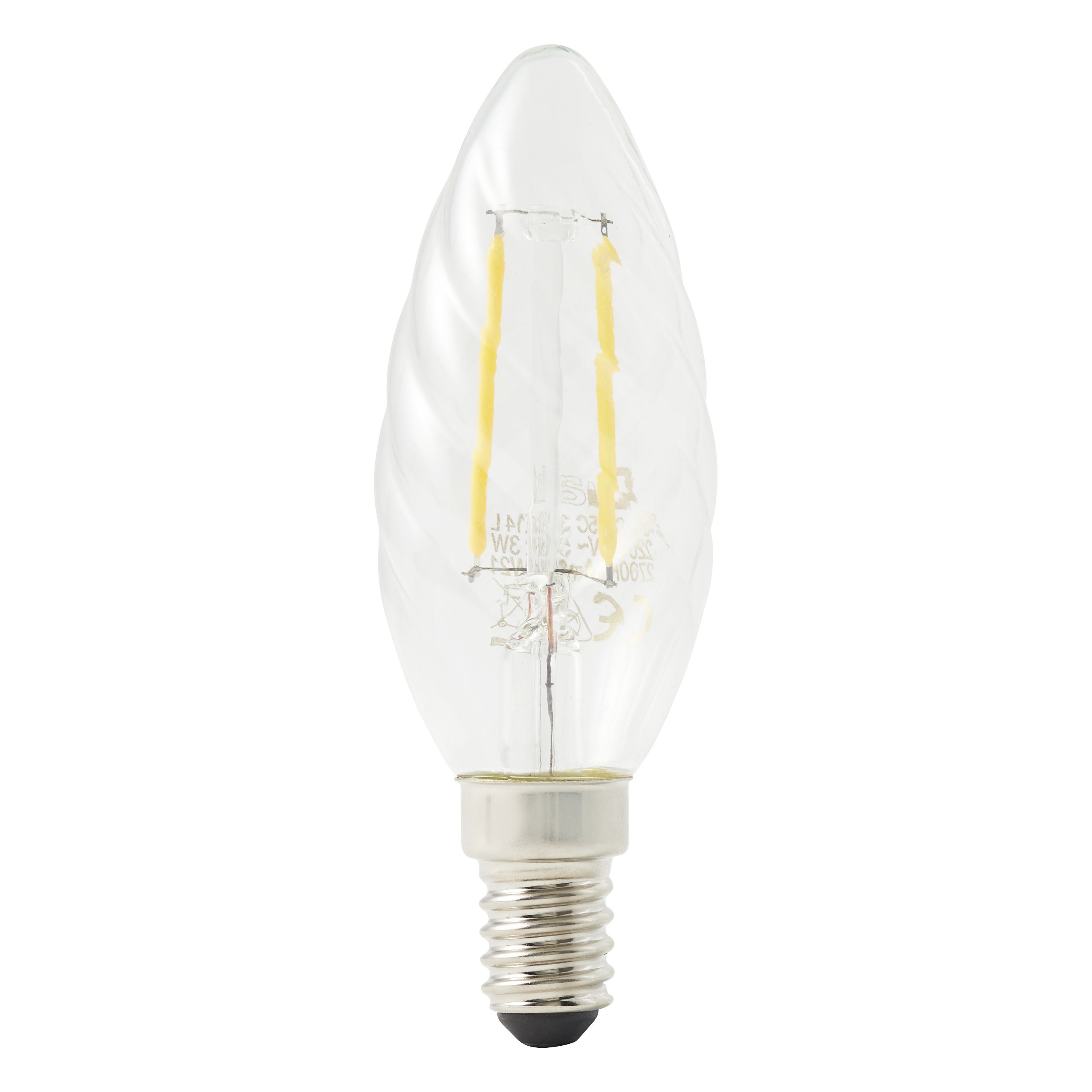 Diall E14 3W 250lm Candle Warm white LED Light bulb DIY at B&Q