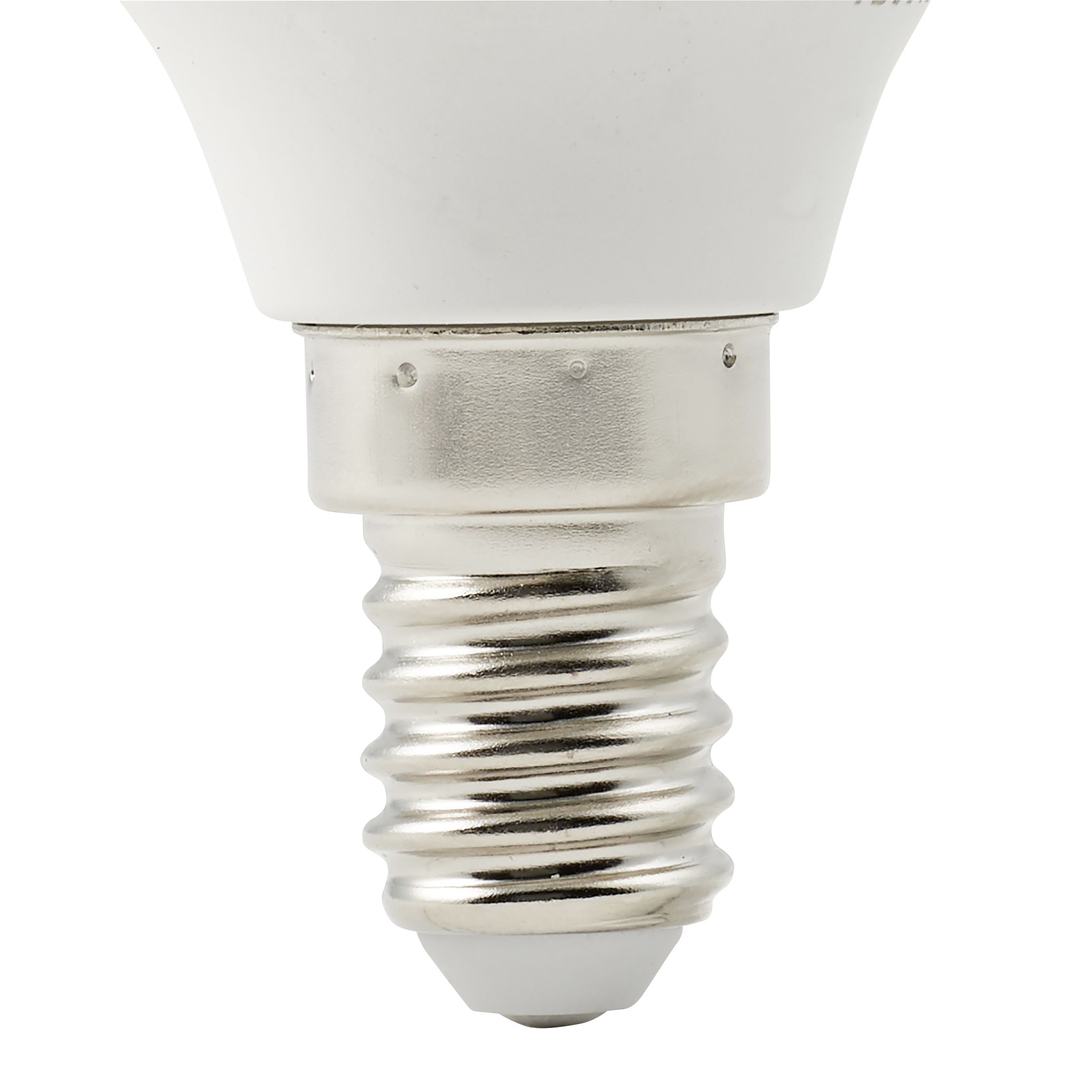 Diall E14 3W 250lm Mini globe Warm white LED Light bulb