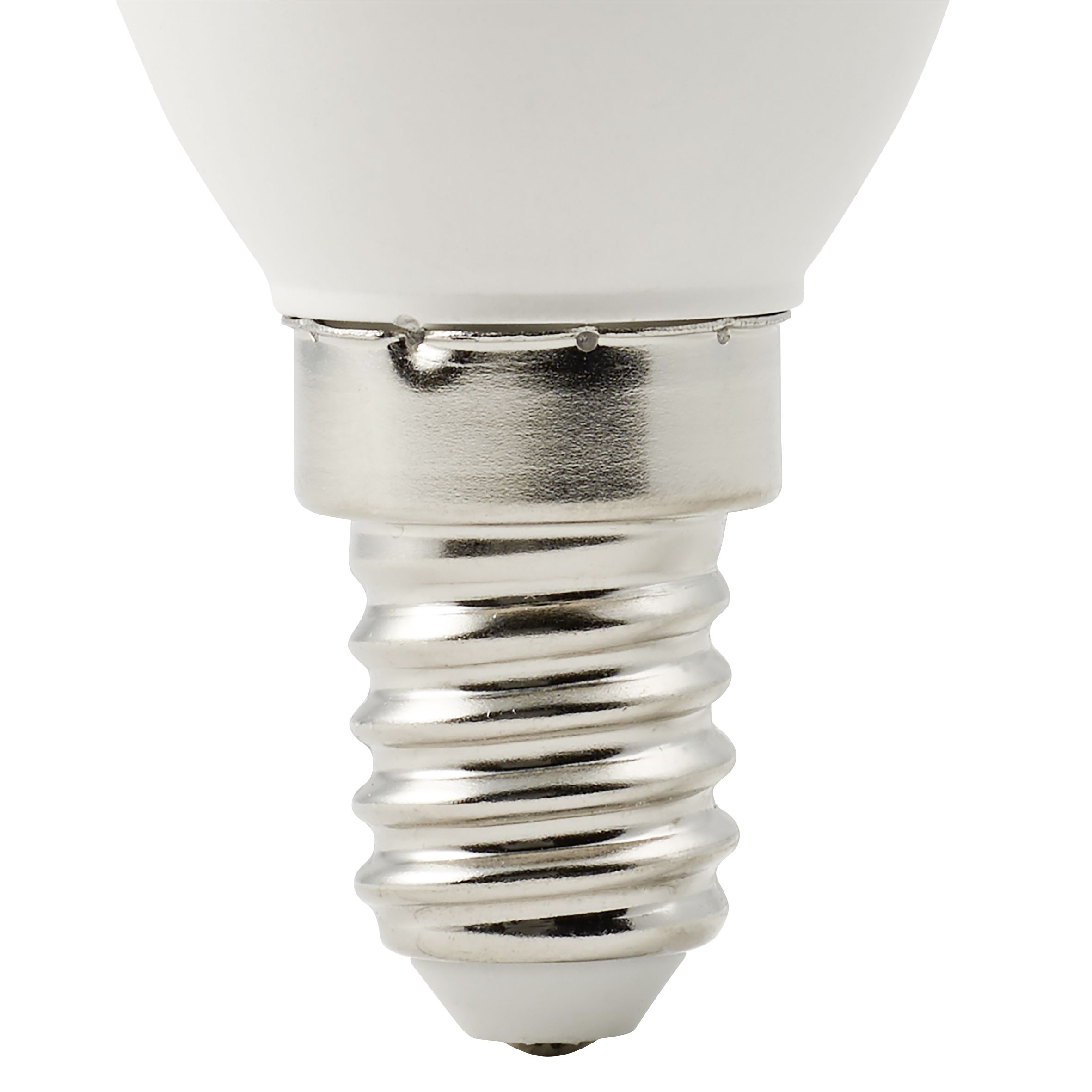 Diall E14 4.2W 470lm Frosted Mini globe Neutral white LED Light bulb