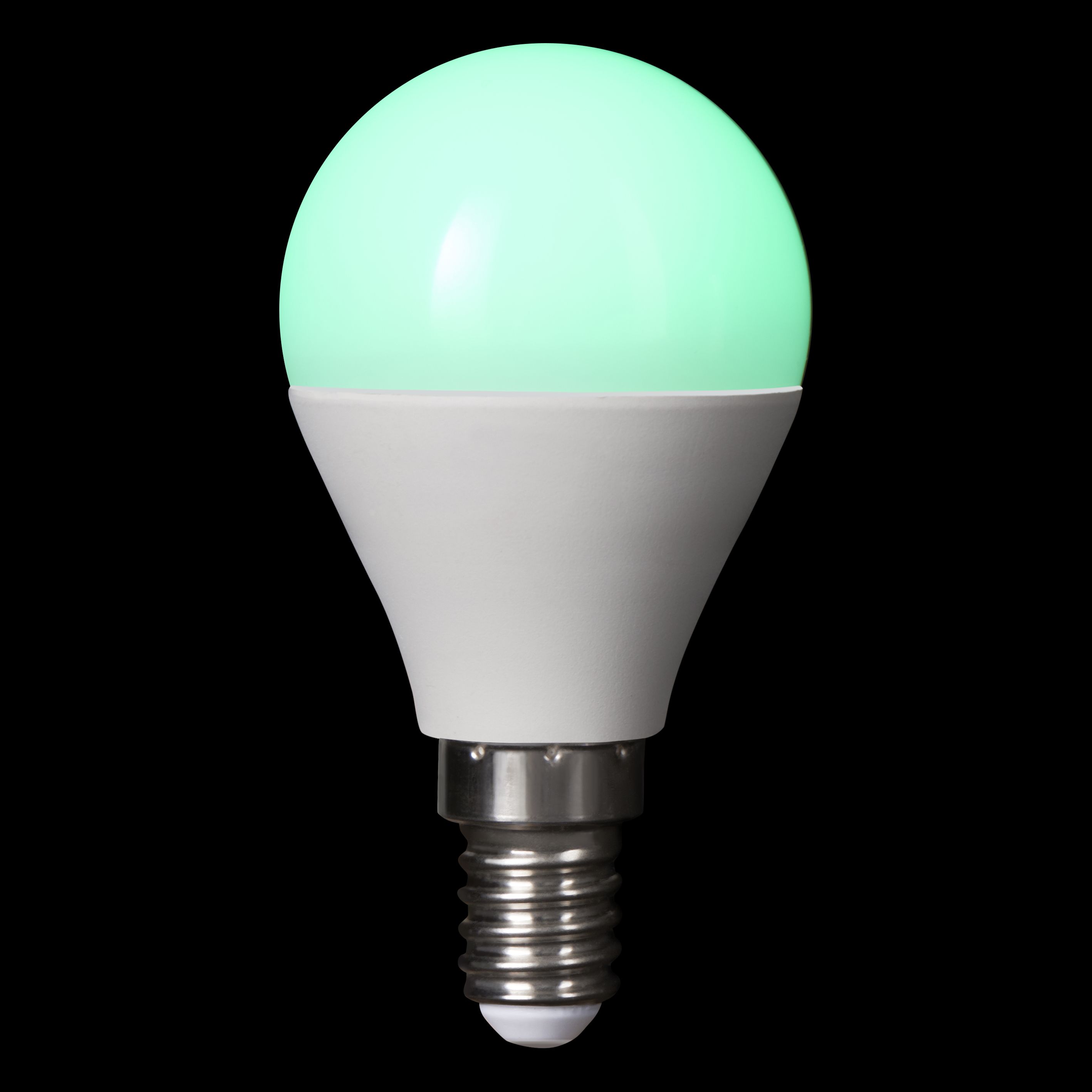 Diall E14 40W LED RGB & warm white Mini globe Dimmable Light bulb