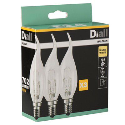 Diall e14 store halogen warm white