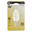 Diall E14 4W 470lm Candle Warm white LED Light bulb
