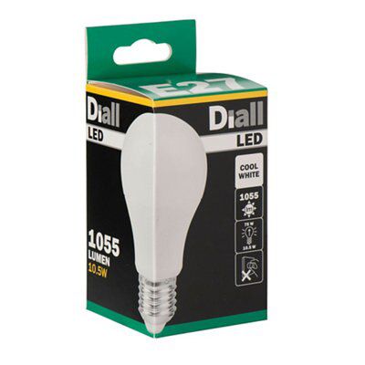 Diall E27 10.5W 1055lm LED Light bulb
