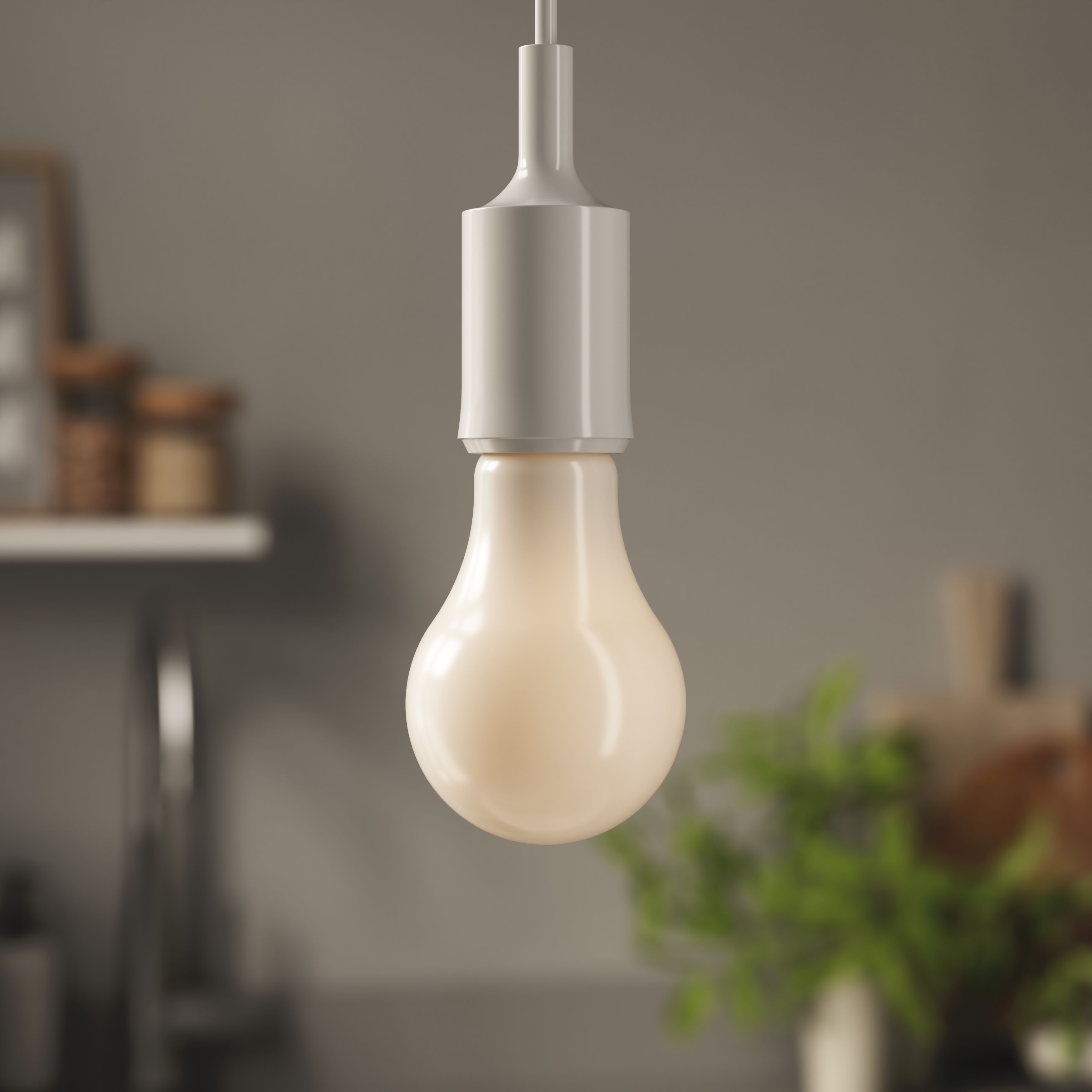 Diall E27 10.5W 1521lm 320° Milky GLS Neutral white LED filament Dimmable Filament Light bulb - 4