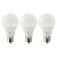 Diall E27 10W 806lm Mini globe Neutral white LED Light bulb, Pack of 3