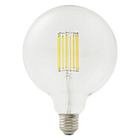 Diall E27 13W 1521lm Globe Neutral white LED Dimmable Filament Light bulb
