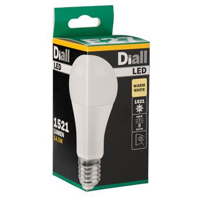 Diall E27 14.5W 1521lm LED Dimmable Light bulb