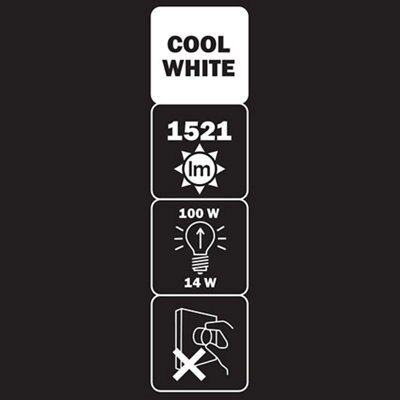Diall E27 14W 1521lm LED Light bulb