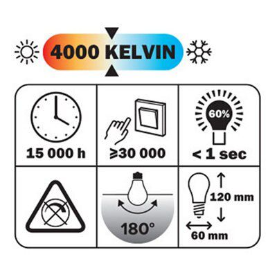 Diall E27 14W 1521lm LED Light bulb