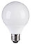 Diall E27 15W 820lm Round Warm white Fluorescent Light bulb