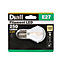 Diall E27 2.1W 250lm Mini globe LED filament Light bulb