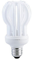 Diall E27 24W 1445lm Stick Warm white Fluorescent Light bulb