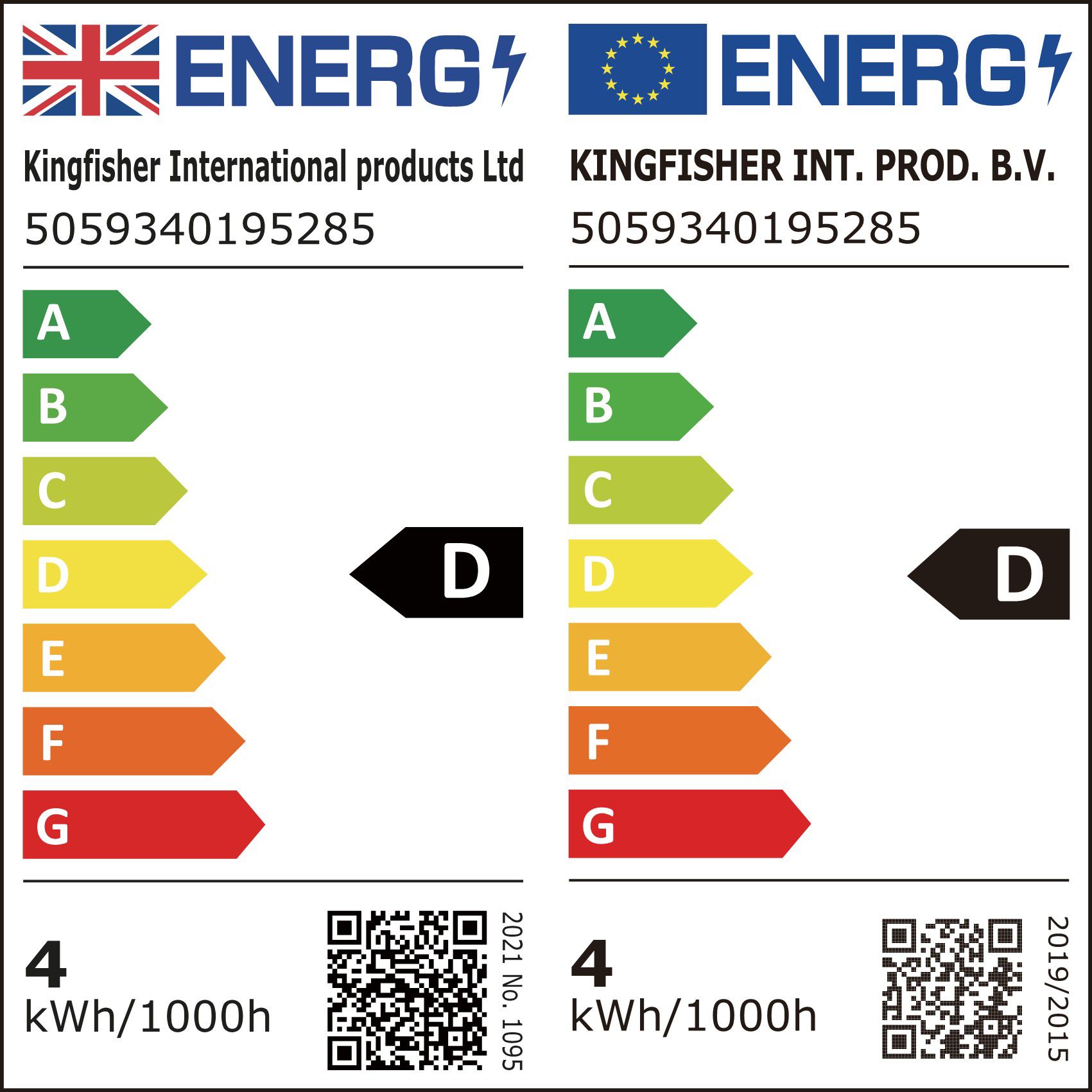 Diall E27 3.4W 470lm Clear GLS Warm white LED filament Light bulb - 3