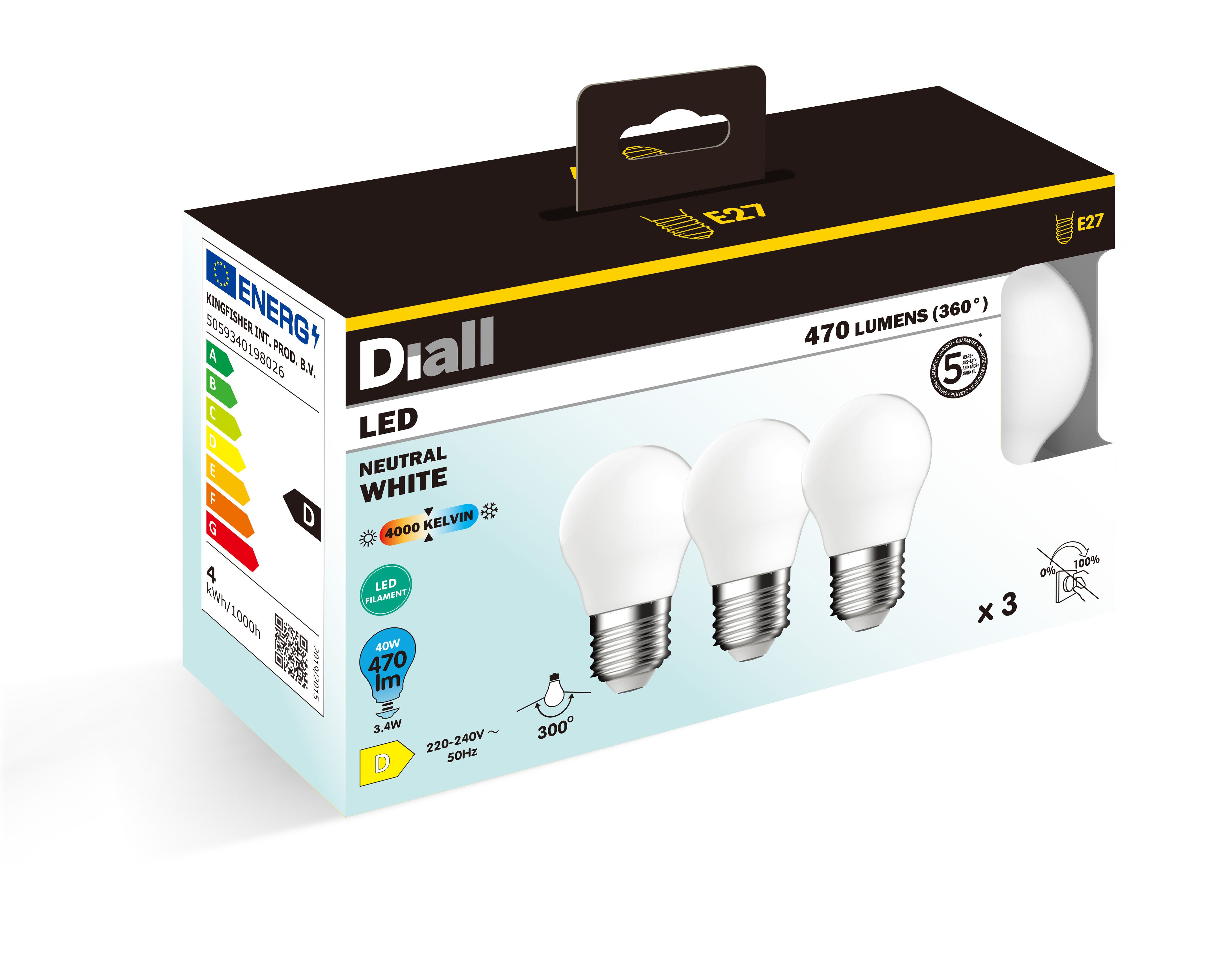 Diall deals 240v 40w