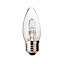 Diall E27 30W Candle Halogen Dimmable Light bulb, Pack of 3
