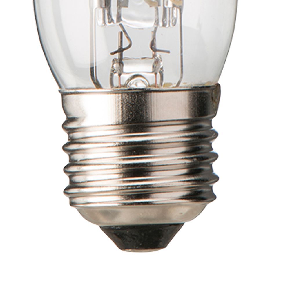 Diall E27 30W Candle Halogen Dimmable Light bulb, Pack of 3