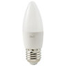 Diall E27 3W 250lm Candle Warm white LED Light bulb