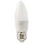 Diall E27 3W 250lm Candle Warm white LED Light bulb