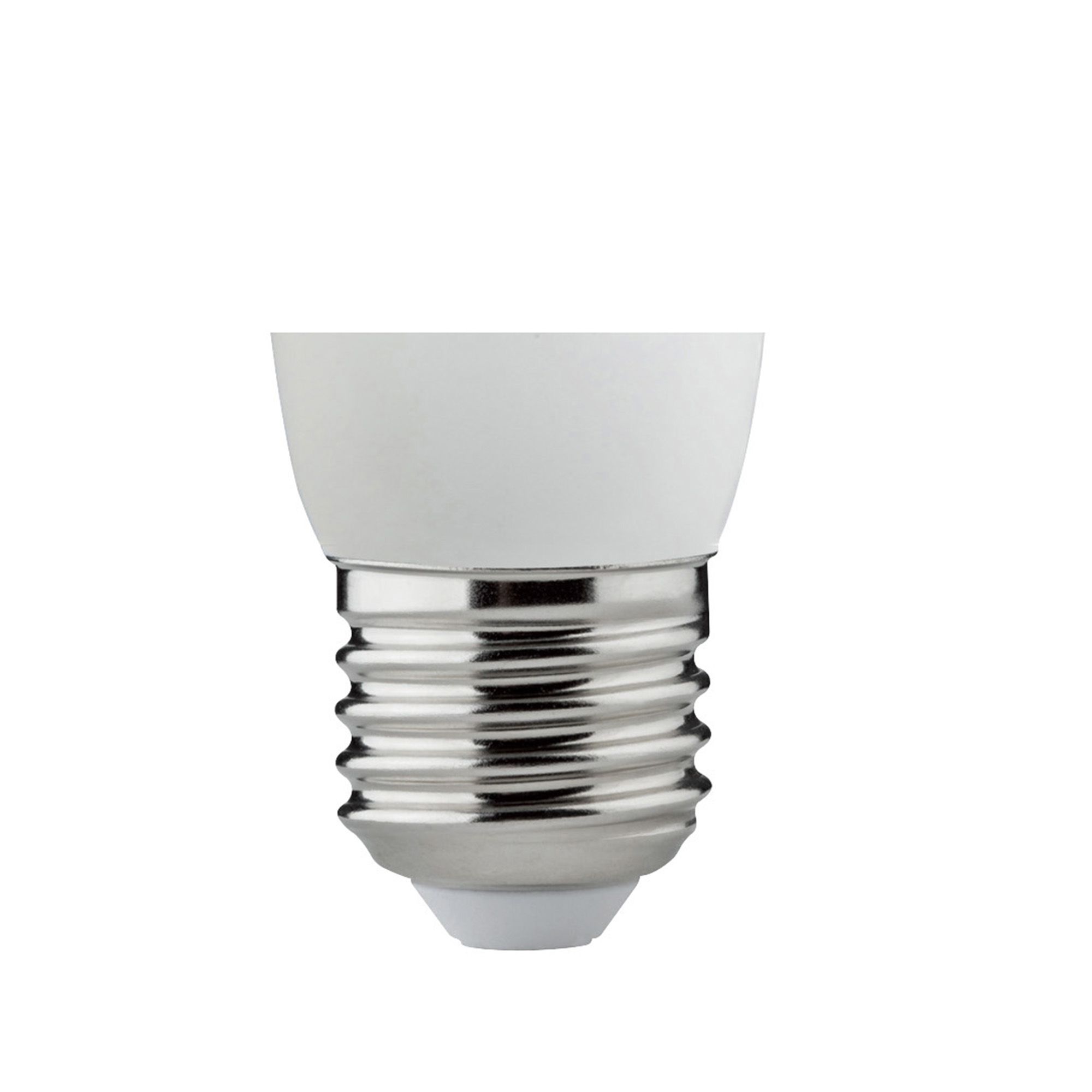 Diall E27 4.2W 470lm Frosted Candle Warm white LED Light bulb