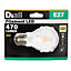 Diall E27 4W 470lm Classic Warm white LED Filament Light bulb
