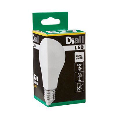 Diall E27 5.8W 470lm LED Light bulb