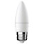 Diall E27 5.9W 470lm Candle LED Dimmable Light bulb