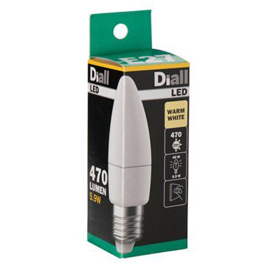Diall E27 5.9W 470lm LED Dimmable Light bulb
