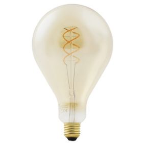 Diall E27 5W 250lm Balloon Warm white LED Filament Light bulb