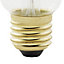 Diall E27 5W 250lm Globe Orange LED Filament Light bulb