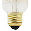 Diall E27 5W 300lm Balloon Warm white LED Filament Light bulb