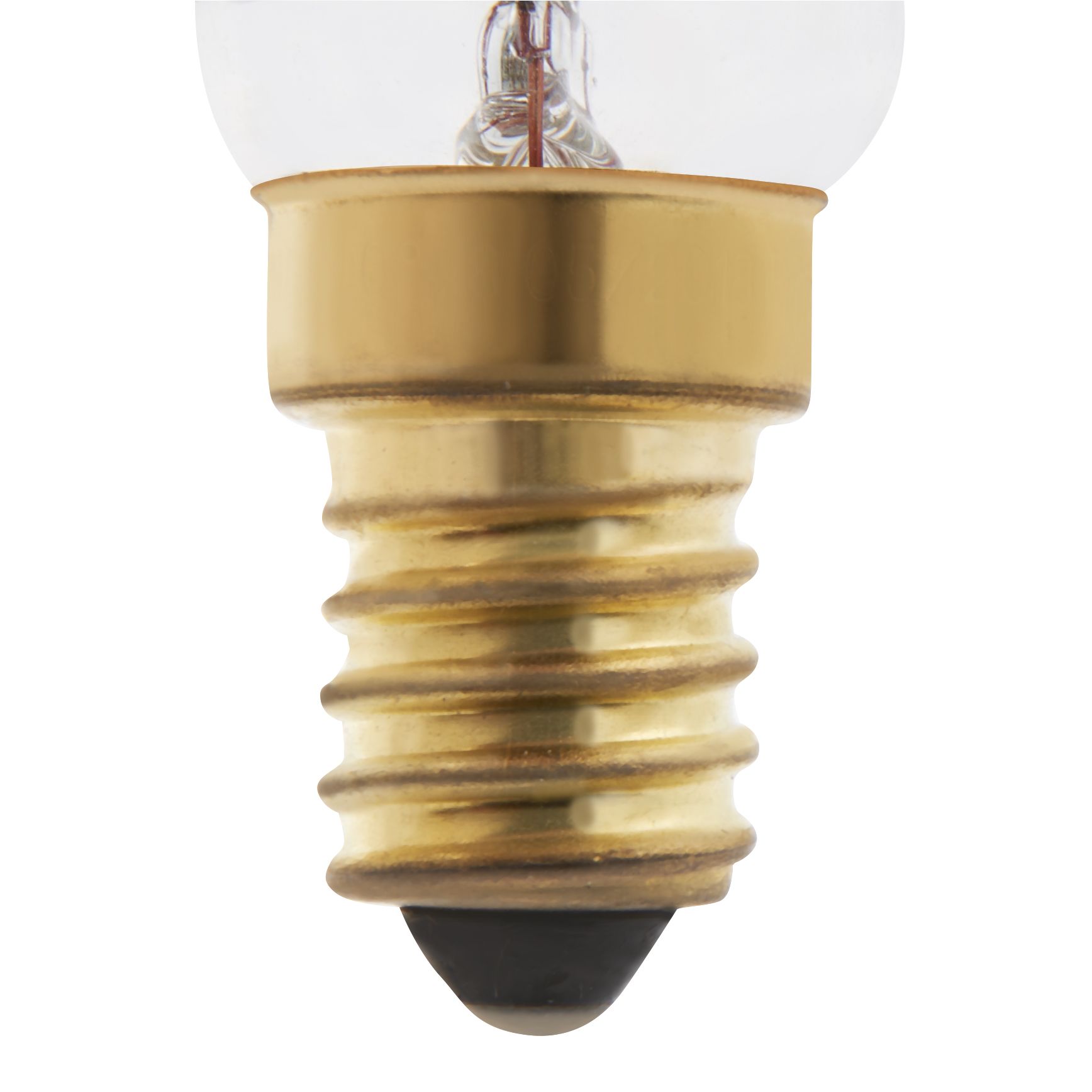 Diall E27 5W 400lm Amber Candle Warm white LED filament Light bulb