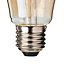 Diall E27 5W 470lm T26 LED filament Light bulb