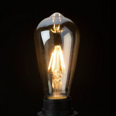 Diall E27 5W 470lm T26 LED filament Light bulb