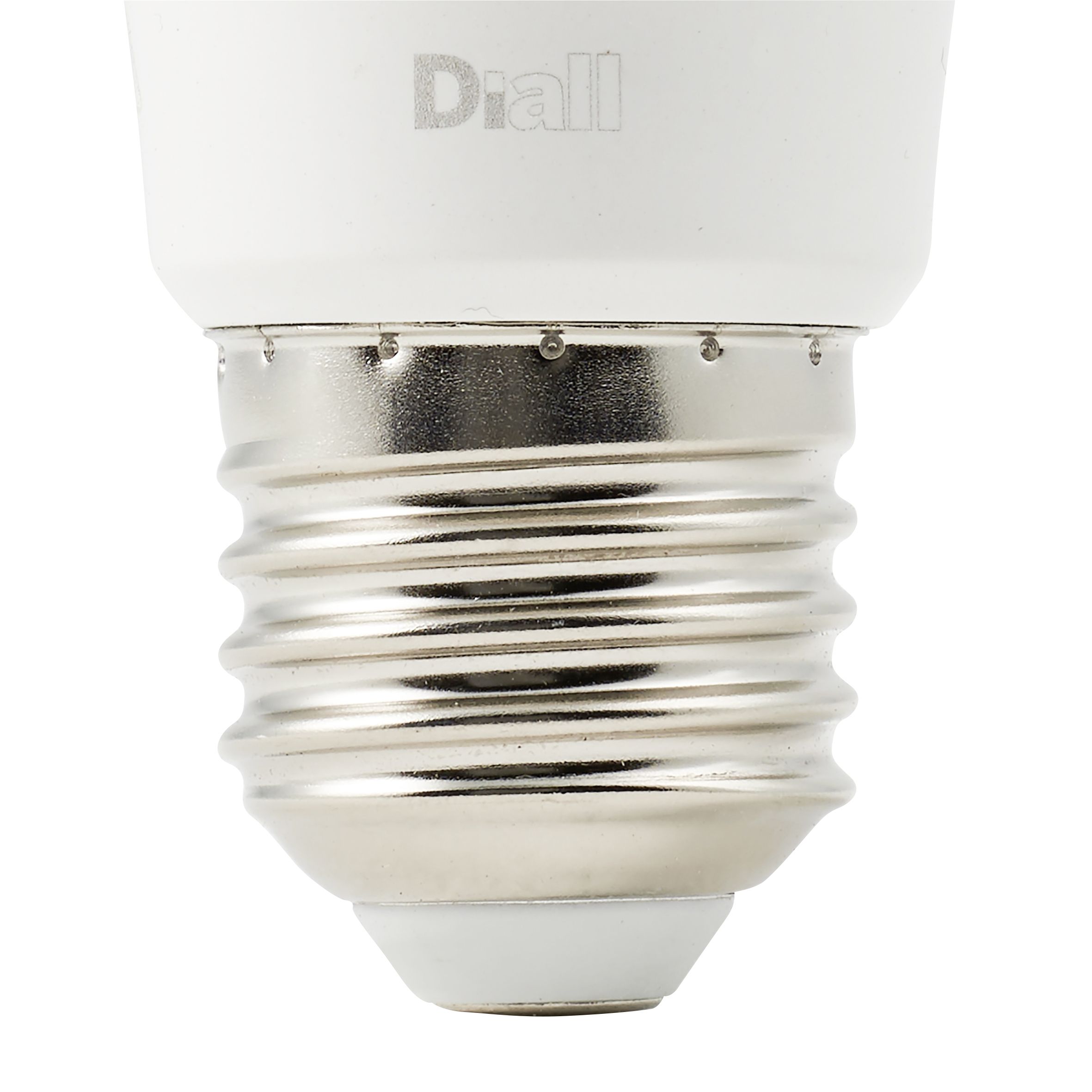 Diall E27 7.3W 806lm White A60 Warm white LED Light bulb